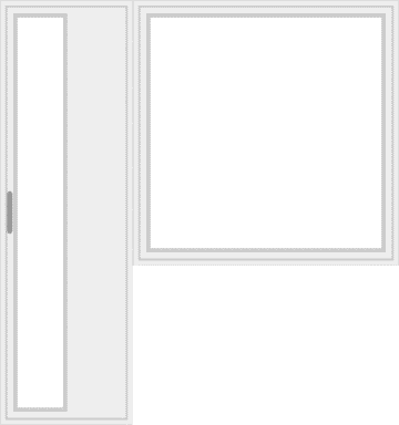 Door with large right window